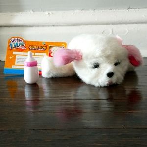 Little Live Pets Puppy Tiara Cuddles Lot animatronic plush